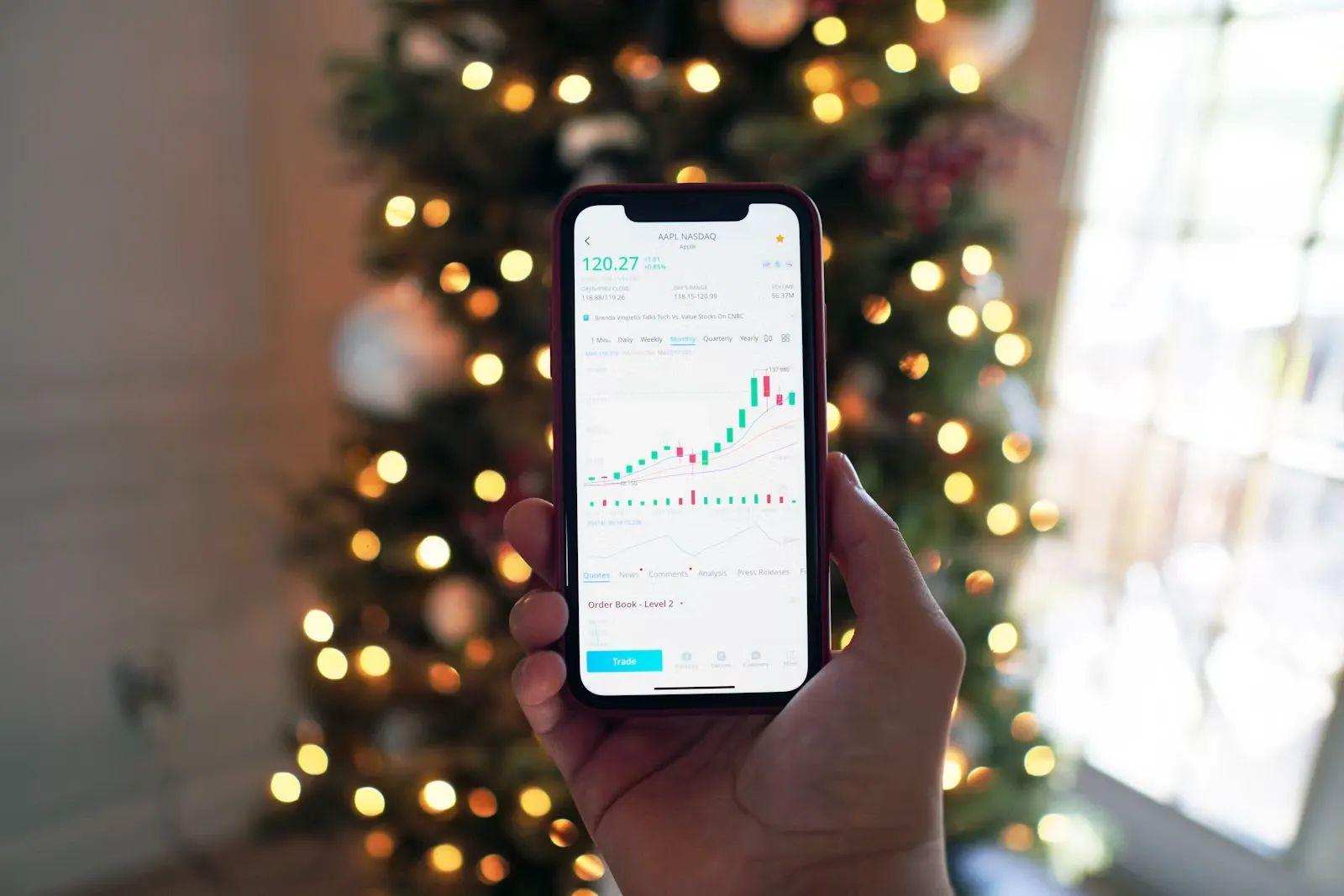 Retail trader allocating capital to copy trading strategies on a phone
