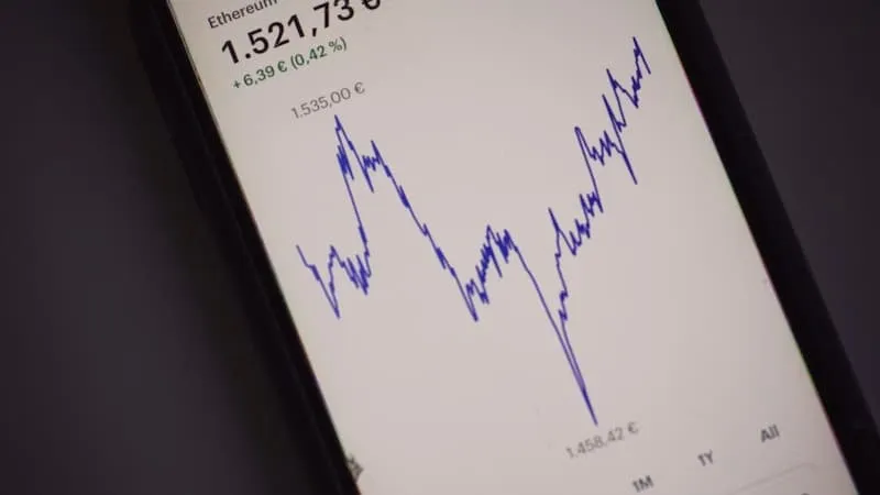 A smartphone market screen