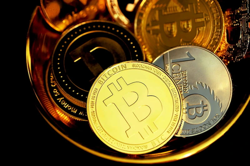 A stack of coins