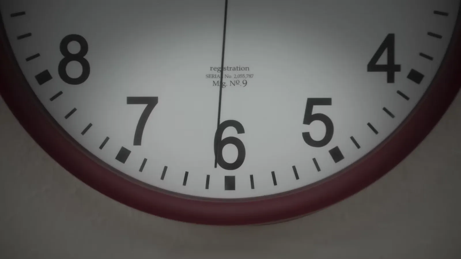 A close-up of a clock face
